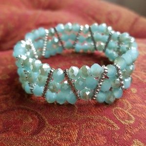 🔥 2/$20 Triple Strings Beads Fashion Bracelet NWT